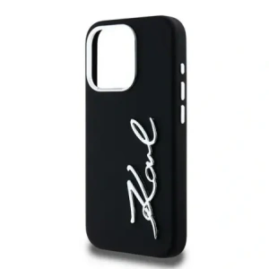 Hurtownia GSM - Karl Lagerfeld Silikon Metall Schriftzug Logo Apple iPhone 15 Pro Max schwarz - KLD22000 - {ean13} - Hurt