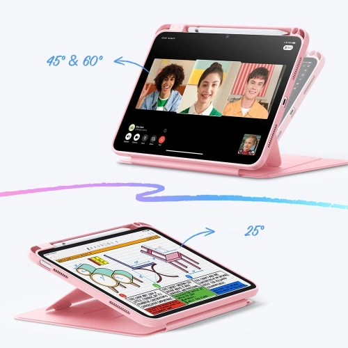 Etui ESR Flip Hybrid Apple iPad 10.9" 2022 (10. generacji) / 11" 2025 (11. generacji) Pink