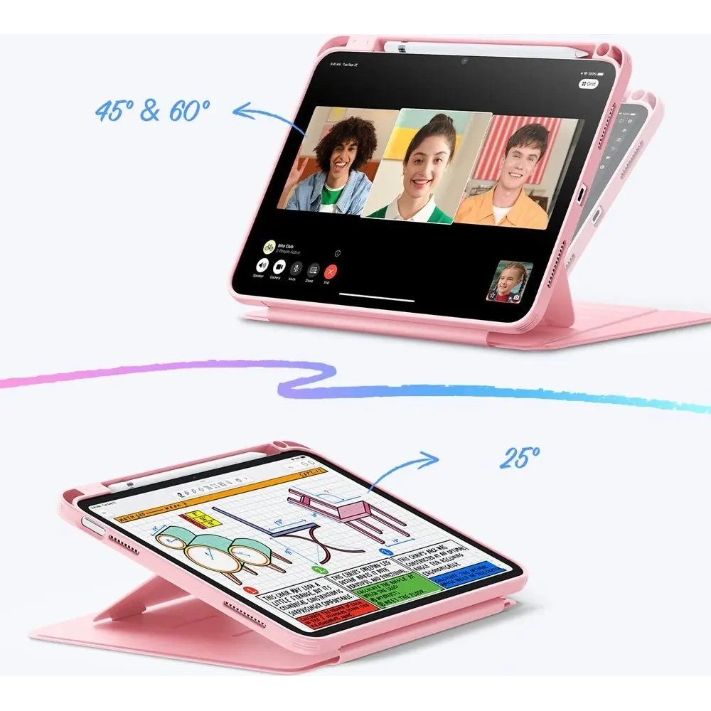 Hurtownia GSM - ESR Flip Hybrid Apple iPad 10,9" 2022 (10. generáció) / 11" 2025 (11. generáció) Rózsaszín - ESR907 - {ean13} - Hurt