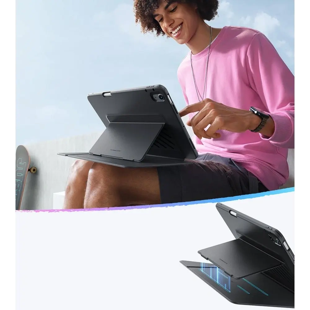 Hurtownia GSM - Etui ESR Flip Hybrid Apple iPad Air 10.9 2020/2022 (4. i 5. generacji) / iPad Air 11 2024/2025 (6. i 7. generacji) Black - ESR908 - {ean13} - Hurt