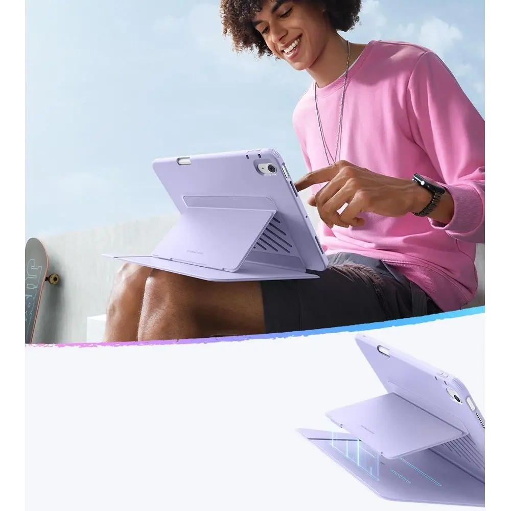 Hurtownia GSM - ESR Flip Hybrid Apple iPad Air 10.9 2020/2022 (4, 5 gen) / iPad Air 11 2024/2025 (6, 7 gen) Fialový - ESR910 - {ean13} - Hurt