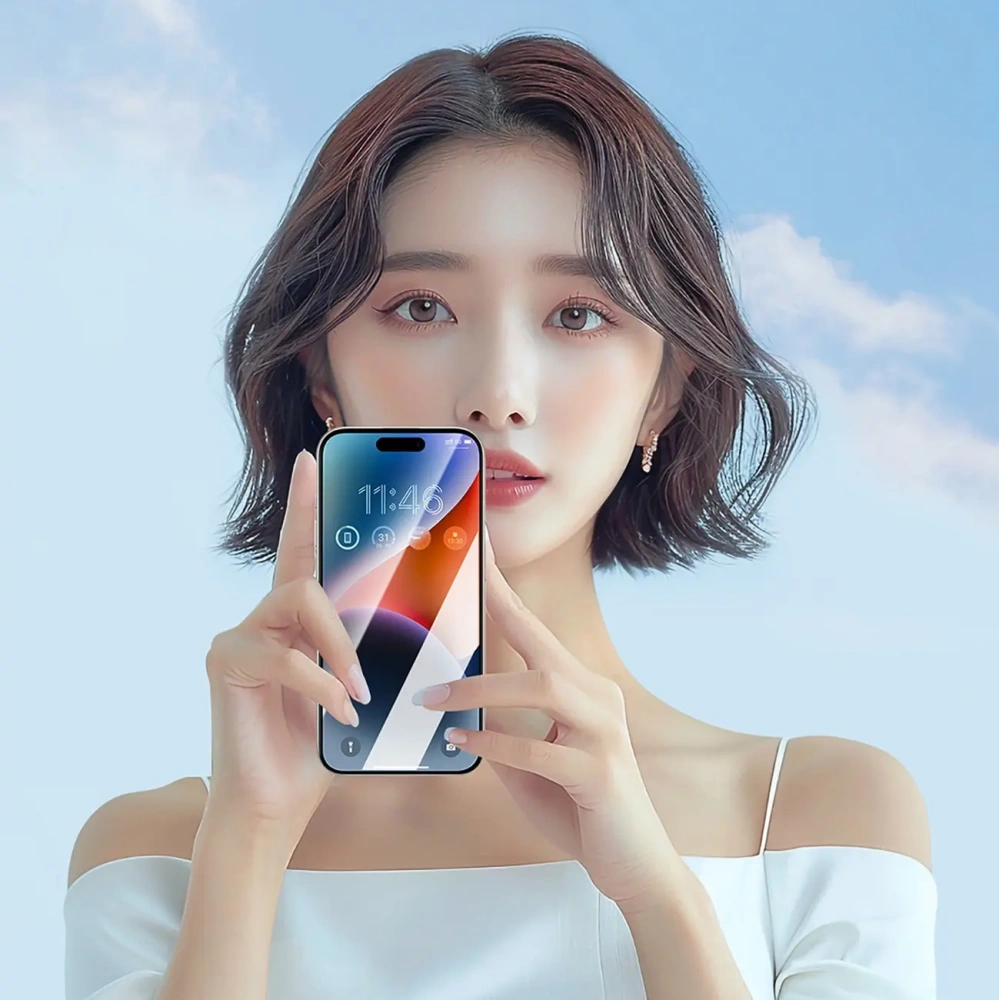 Joyroom JR-MAR0315 tempered glass with anti-reflective coating Apple iPhone 15 / 16