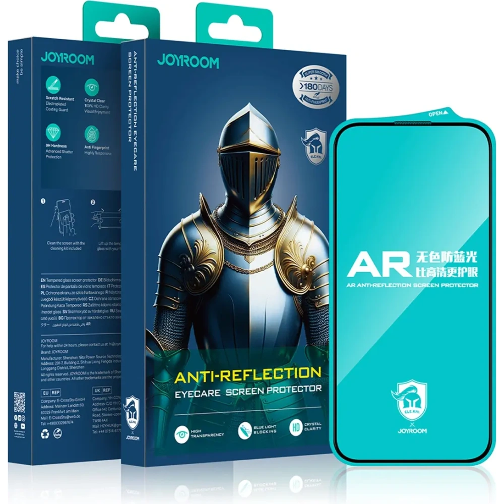 Hurtownia GSM - Joyroom JR-MAR0317 sticlă temperată cu strat anti-reflexie Apple iPhone 15 Plus / 16 Plus - JYR1181 - {ean13} - Hurt
