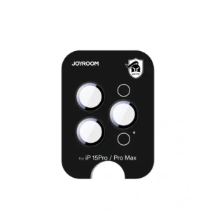 Szkło ochronne Joyroom JR-MFY0244 na obiektywy Apple iPhone 15 Pro / 15 Pro Max grafitowe