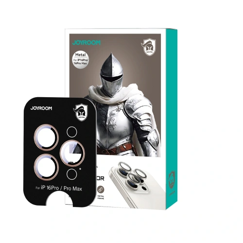 Szkło ochronne Joyroom JR-MFY0261 na obiektywy Apple iPhone 16 Pro / 16 Pro Max srebrne