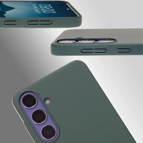 Etui Bizon Case Łupka do Samsung Galaxy S24+ Plus zielone