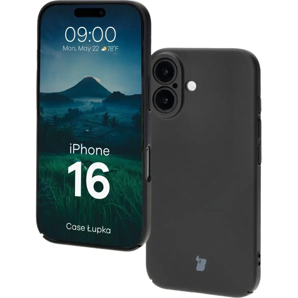 Hurtownia GSM - Bizon Case Lupka Apple iPhone 16 černý - BIZ8905 - {ean13} - Hurt