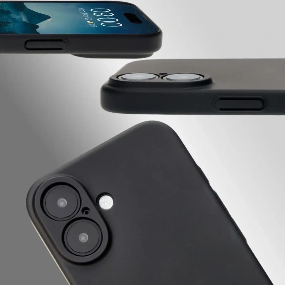 Hurtownia GSM - Bizon Case Lupka Apple iPhone 16 fekete - BIZ8905 - {ean13} - Hurt