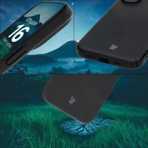 Hurtownia GSM - Bizon Case Lupka Apple iPhone 16 negru - BIZ8905 - {ean13} - Hurt