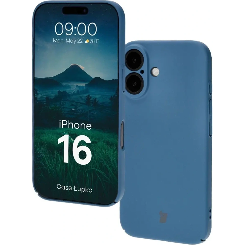 Hurtownia GSM - Bizon Case Lupka Apple iPhone 16 albastru - BIZ8906 - {ean13} - Hurt