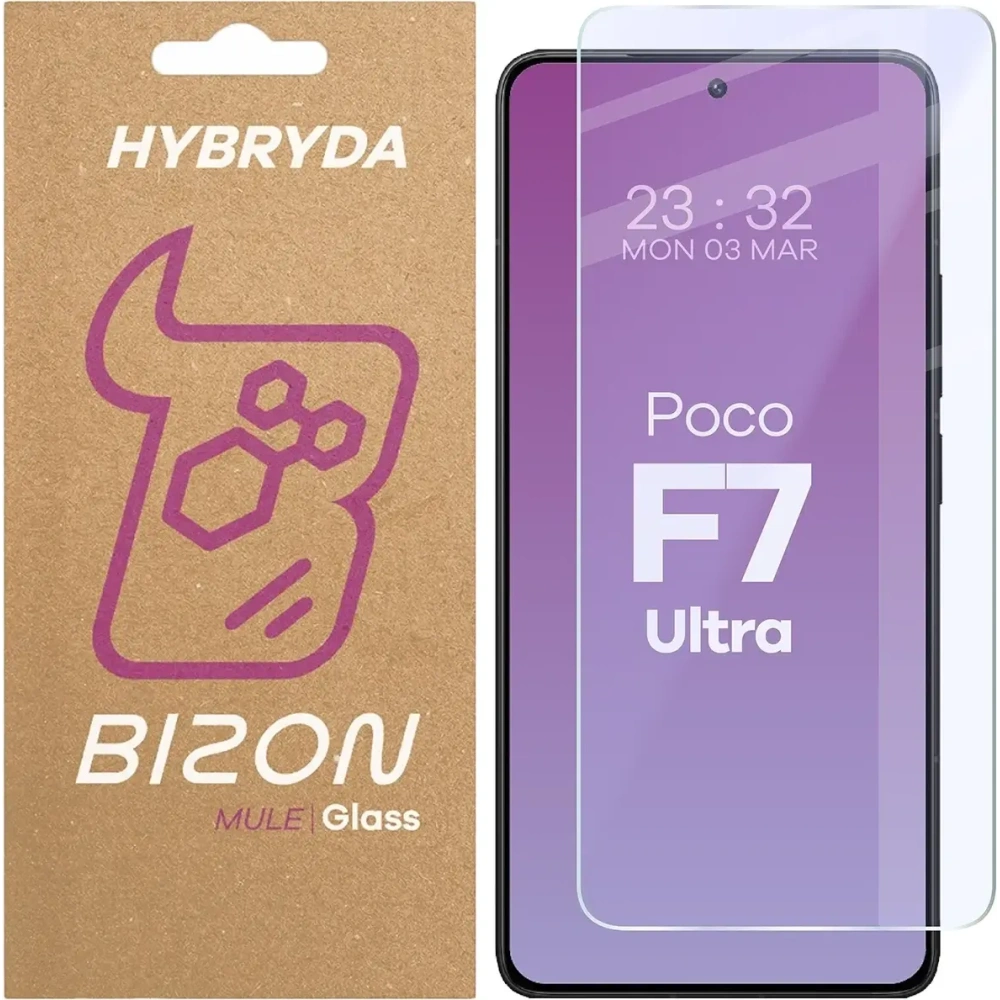 Hurtownia GSM - Elastyczne szkło hybrydowe Bizon Glass Mule do Xiaomi POCO F7 Ultra - BIZ8910 - {ean13} - Hurt