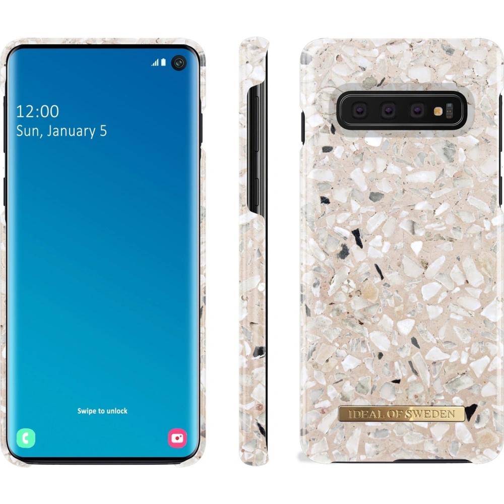 Hurtownia GSM - Etui iDeal of Sweden Samsung Galaxy S10 (Greige Terazzo) - IDS236GRETEZ - {ean13} - Hurt