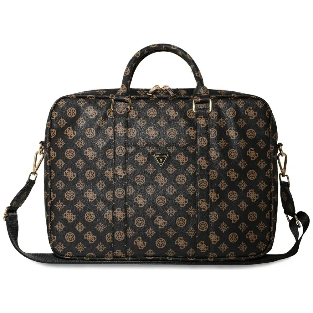 Hurtownia GSM - Torba Guess 4G Peony Front Pocket Zipper Triangle Logo 16" czarny - GUE4507 - {ean13} - Hurt