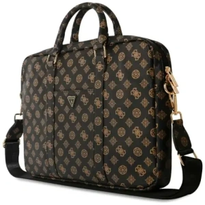 Wholesale Guess 4G Peony Front Pocket Zipper Triangle Logo 16" black - GUE4507 - {ean13} - Hurt