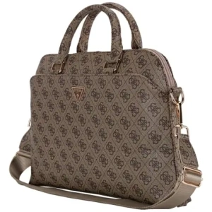 Wholesale Guess 4G Zipper Pocket Triangle Logo 15" brown - GUE4508 - {ean13} - Hurt