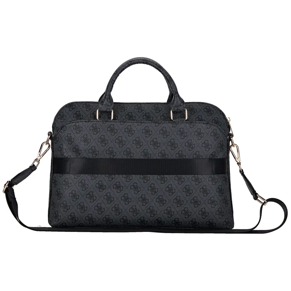 Wholesale Guess 4G Zipper Pocket Triangle Logo 15" black - GUE4509 - {ean13} - Hurt