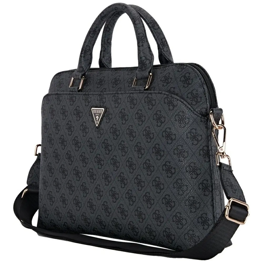 Wholesale Guess 4G Zipper Pocket Triangle Logo 15" black - GUE4509 - {ean13} - Hurt