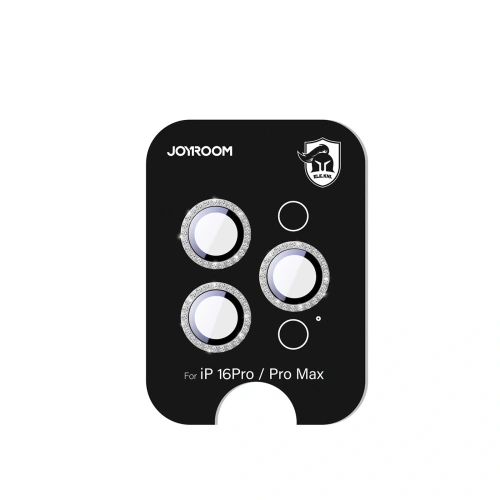 Szkło ochronne Joyroom JR-MSJ0308 na obiektywy Apple iPhone 16 Pro / 16 Pro Max srebrne