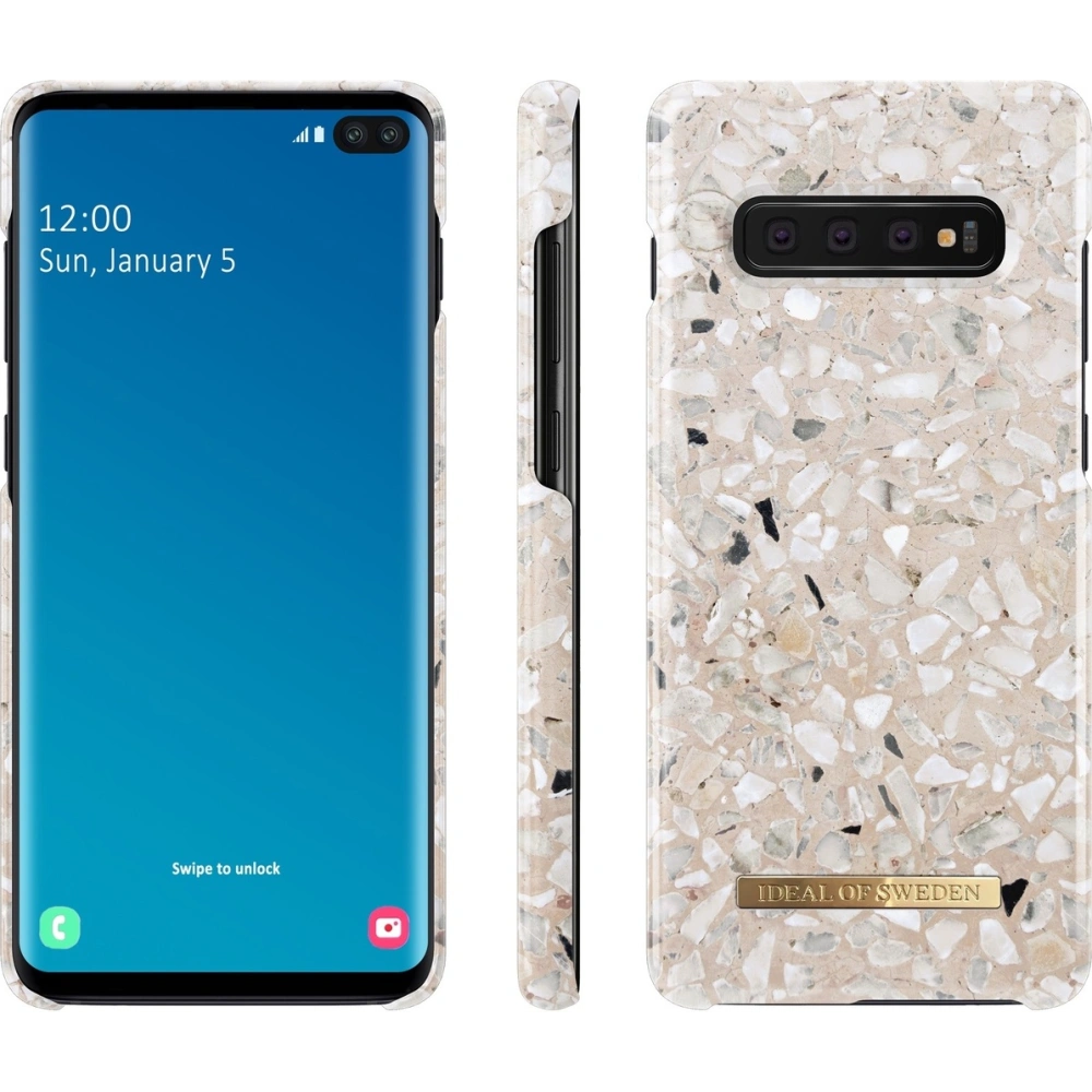 Hurtownia GSM - Etui iDeal of Sweden Samsung Galaxy S10+ Plus (Greige Terazzo) - IDS243GRETEZ - {ean13} - Hurt