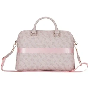 Wholesale Guess 4G Zipper Pocket Triangle Logo 15" pink - GUE4510 - {ean13} - Hurt