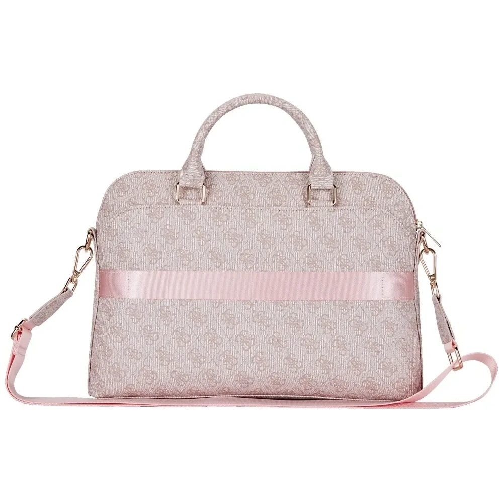 Hurtownia GSM - Guess 4G Zipper Zseb Háromszög Logó 15" rózsaszín - GUE4510 - {ean13} - Hurt