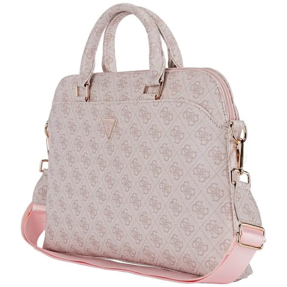 Hurtownia GSM - Guess 4G Zipper Zseb Háromszög Logó 15" rózsaszín - GUE4510 - {ean13} - Hurt