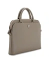 Hurtownia GSM - Torba Guess Grained Zipper Pocket Triangle Logo 15" brązowy - GUE4511 - {ean13} - Hurt