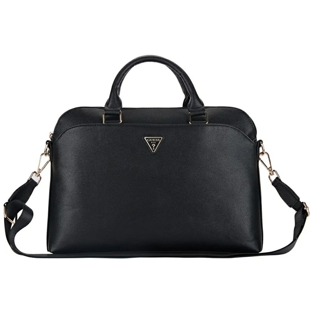 Hurtownia GSM - Guess Grained zippered kapsa trojúhelníkového loga 15" černá - GUE4512 - {ean13} - Hurt