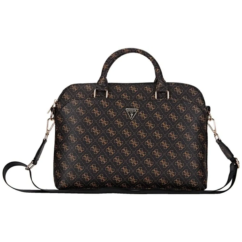 Hurtownia GSM - Guess Neue 4G Reißverschluss-Taschen Dreieckslogo 15" schwarz - GUE4513 - {ean13} - Hurt