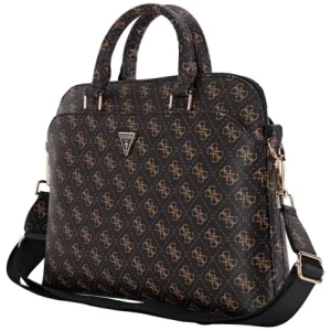 Hurtownia GSM - Guess Neue 4G Reißverschluss-Taschen Dreieckslogo 15" schwarz - GUE4513 - {ean13} - Hurt