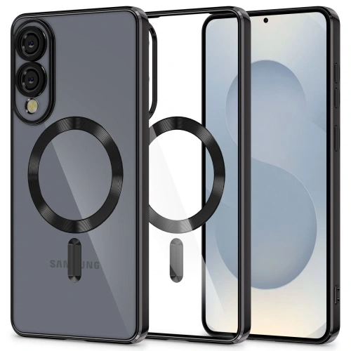 Etui Tech-Protect Magflex MagSafe Samsung Galaxy S25 Edge Shiny Black