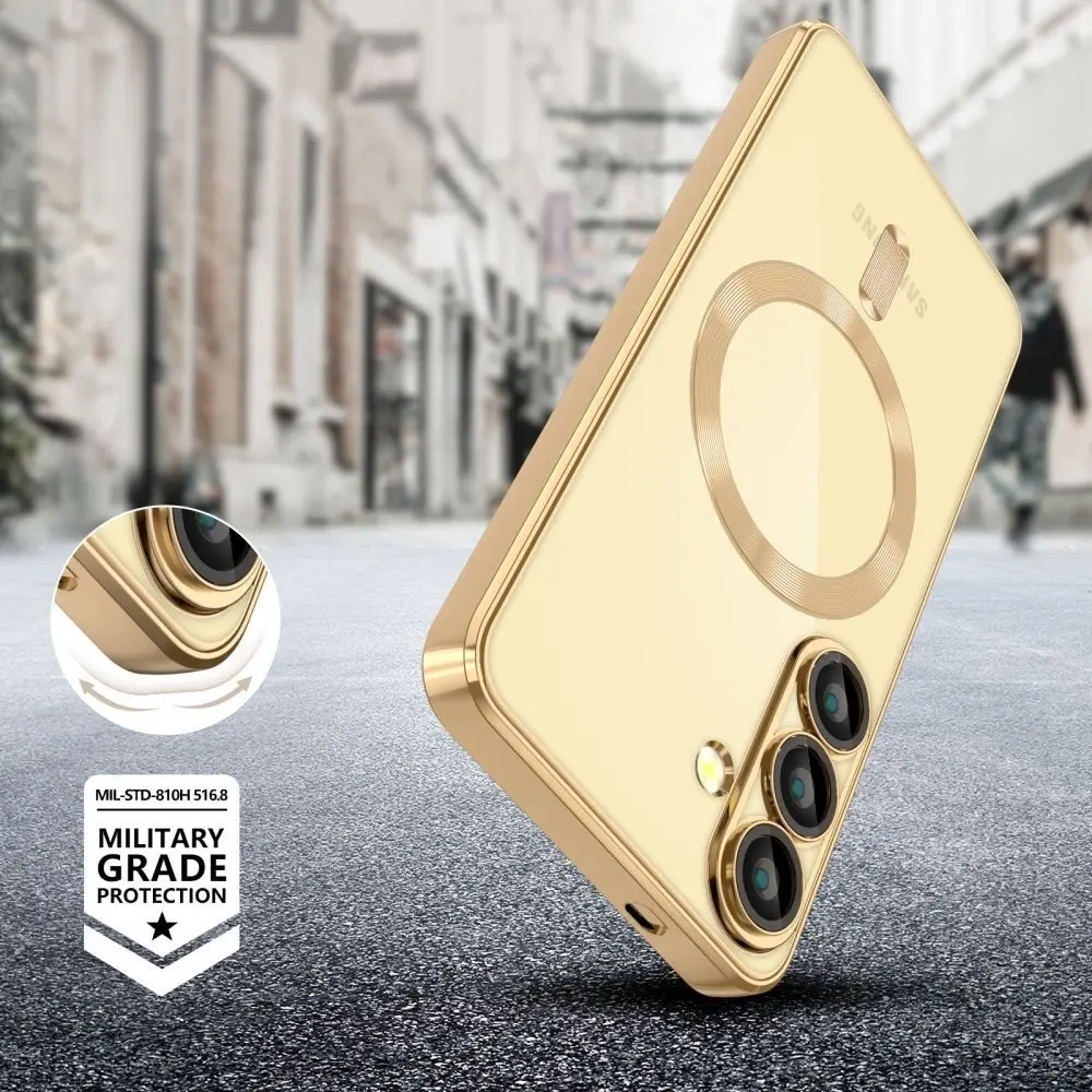 Wholesale Case Tech-Protect Magflex MagSafe Samsung Galaxy S25 Edge Shiny Gold - THP4072 - {ean13} - Hurt