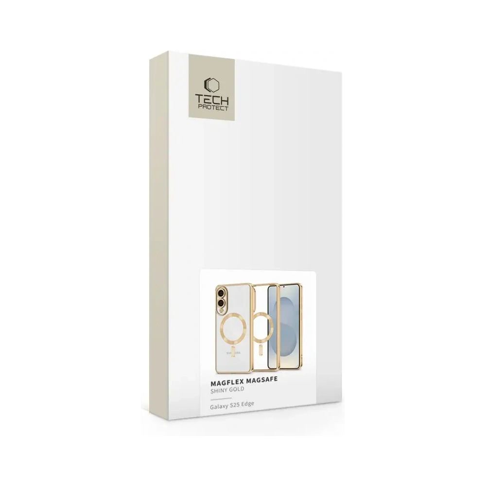 Wholesale Case Tech-Protect Magflex MagSafe Samsung Galaxy S25 Edge Shiny Gold - THP4072 - {ean13} - Hurt