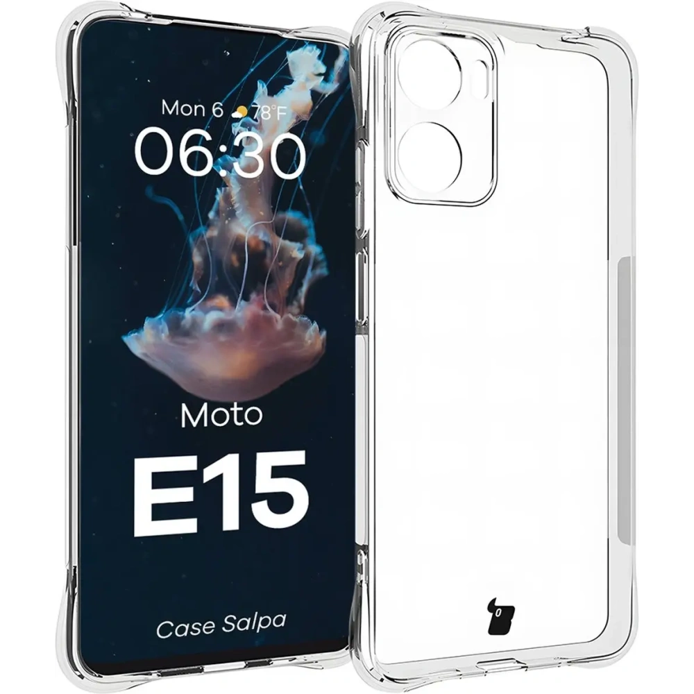 Wholesale Bizon Case Salpa Motorola Moto E15 transparent - BIZ8911 - {ean13} - Hurt