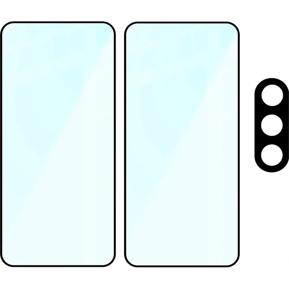Hurtownia GSM - 2x szkło na ekran + 1x na aparat Bizon Edge 2 Pack do Samsung Galaxy A56 5G - BIZ8913 - {ean13} - Hurt