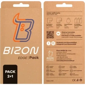 Wholesale Bizon Edge 2 Pack 2x tempered glass + 1x lens protection Samsung Galaxy A56 5G - BIZ8913 - {ean13} - Hurt