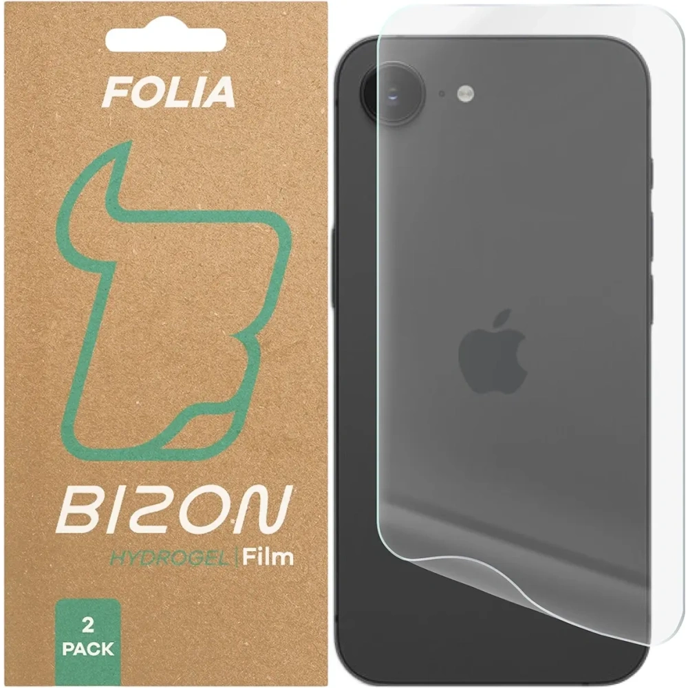 Hurtownia GSM - Bizon Glass Hydrogel film a hátára Apple iPhone 16e [2 CSOMAG] - BIZ8915 - {ean13} - Hurt