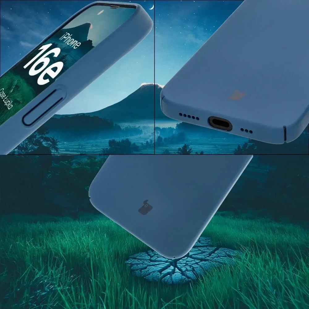 Hurtownia GSM - Bizon Case Lupka Apple iPhone 16e kék - BIZ8916 - {ean13} - Hurt