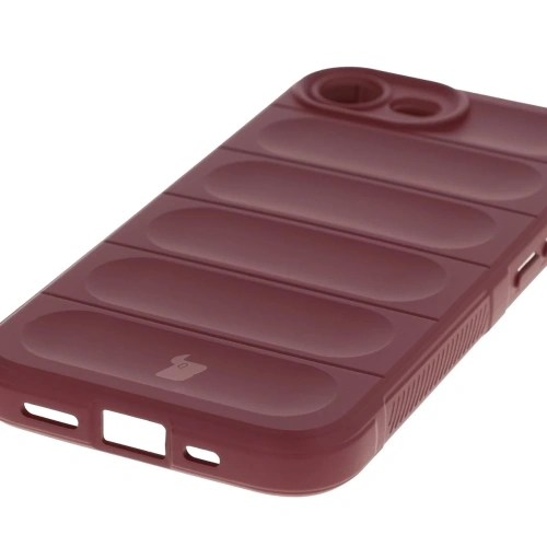 Pancerne etui Bizon Case Tur do Apple iPhone 16e burgundowe