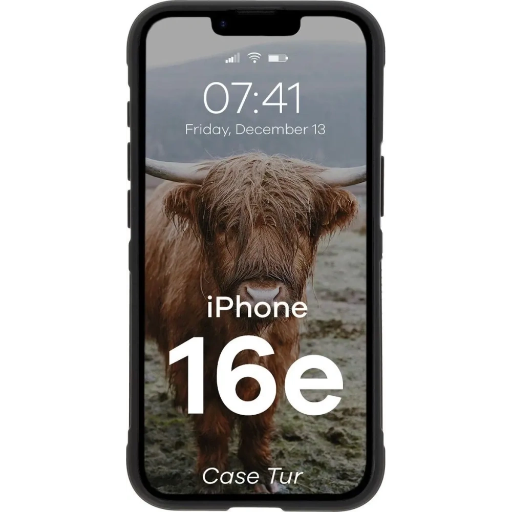 Hurtownia GSM - Bizon Case Tur Apple iPhone 16e fekete - BIZ8922 - {ean13} - Hurt