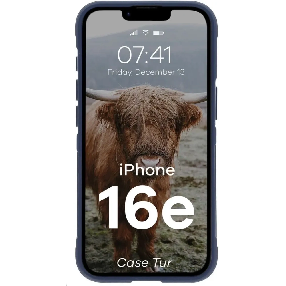 Hurtownia GSM - Pancerne etui Bizon Case Tur do Apple iPhone 16e granatowe - BIZ8923 - {ean13} - Hurt