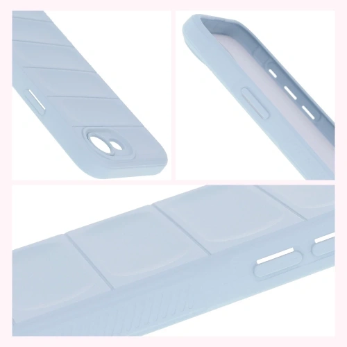 Pancerne etui Bizon Case Tur do Apple iPhone 16e jasnoniebieskie