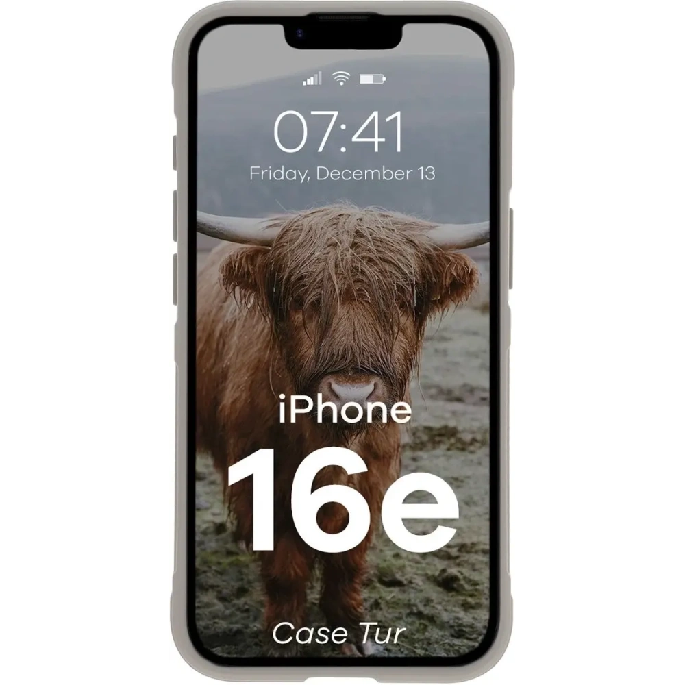 Wholesale Bizon Case Tur Apple iPhone 16e light gray - BIZ8925 - {ean13} - Hurt