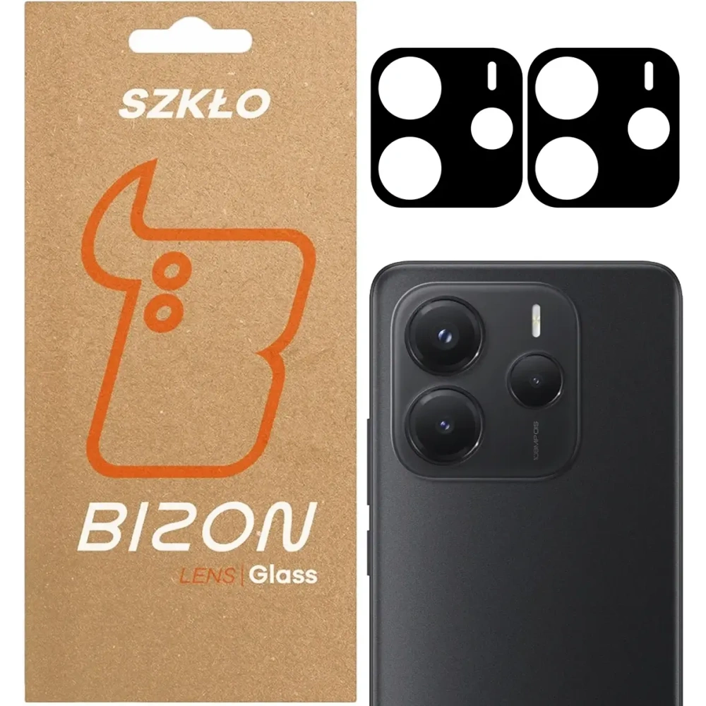 Wholesale Bizon Glass Lens Xiaomi Redmi Note 14 5G [2 PACK] - BIZ8927 - {ean13} - Hurt