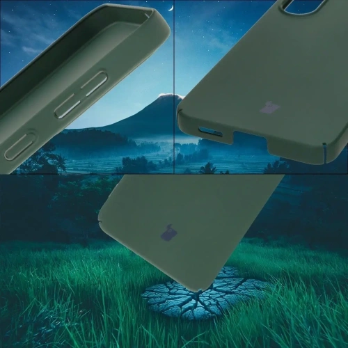 Etui Bizon Case Łupka do Samsung Galaxy S25 zielone