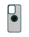 Wholesale Bizon Case Hybrid Ring Oppo Reno13 Pro smoky with a dark green frame - BIZ8930 - {ean13} - Hurt