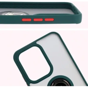 Hurtownia GSM - Bizon Case Hybrid Ring Oppo Reno13 Pro füstös sötétzöld kerettel - BIZ8930 - {ean13} - Hurt