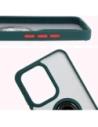 Wholesale Bizon Case Hybrid Ring Oppo Reno13 Pro smoky with a dark green frame - BIZ8930 - {ean13} - Hurt