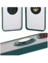 Wholesale Bizon Case Hybrid Ring Oppo Reno13 Pro smoky with a dark green frame - BIZ8930 - {ean13} - Hurt
