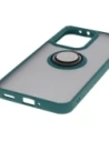 Wholesale Bizon Case Hybrid Ring Oppo Reno13 Pro smoky with a dark green frame - BIZ8930 - {ean13} - Hurt